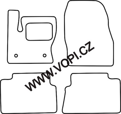 Autokoberce Ford Kuga 03/2013 - Colorfit (1476)